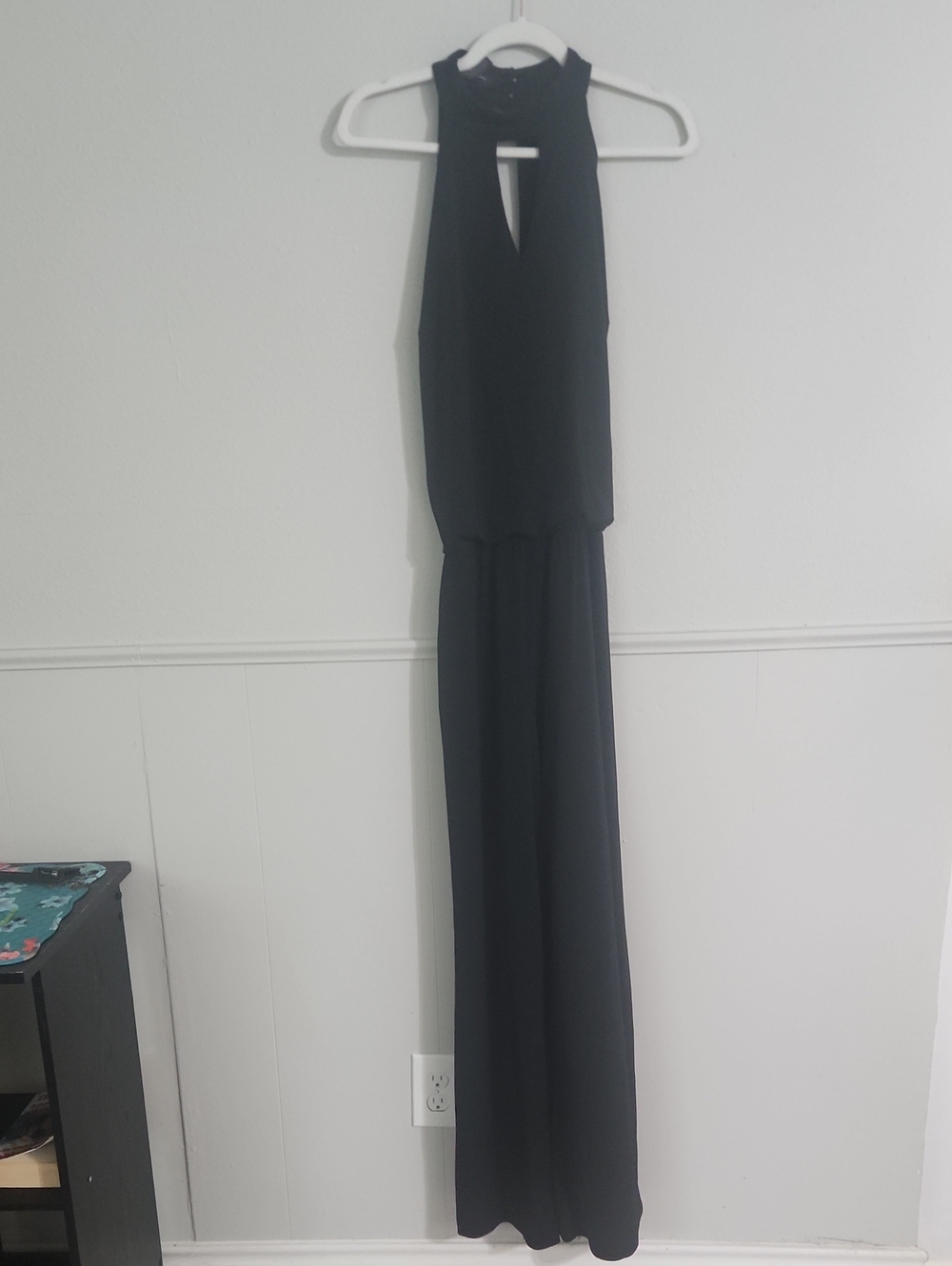 Black Halter  - Elegant Jumpsuit Evening Look